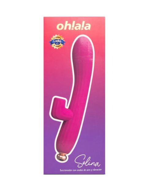 Vibrador Doble Selina Fucsia