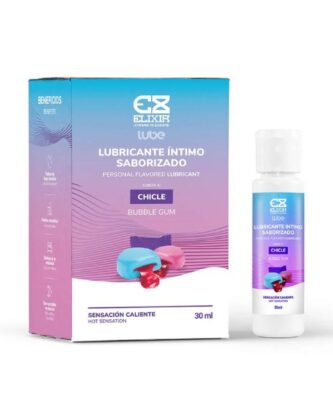 Lubricante Caliente Saborizado Elixir X30 ml Chicle
