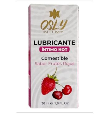 Lubricante Íntimo Hot Sabor Frutos Rojos x30ml