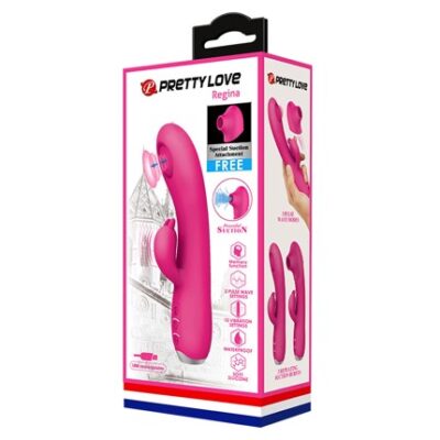 Vibrador + Succionador + Estimulador de Clitoris Pink
